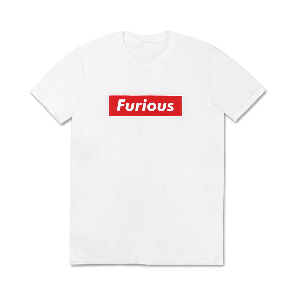 RED LABEL Tee - White - Furious Apparel