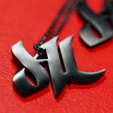 Matte Black d4L Stainless Steel Necklace - Furious Apparel