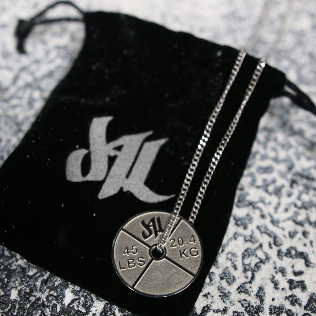 V.2 Stainless Steel Weight Plate Necklace - Furious Apparel